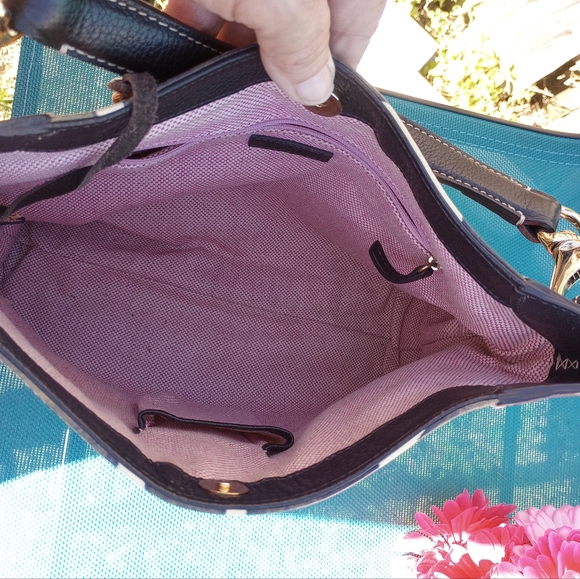 Authentic Dooney & Bourke Serengeti Brielle Giraffe Hobo - Picture 4 of 8